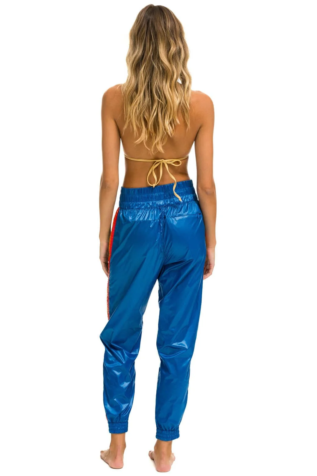 5 STRIPE HI RISE WIND PANT - SNORKEL BLUE - Image 4
