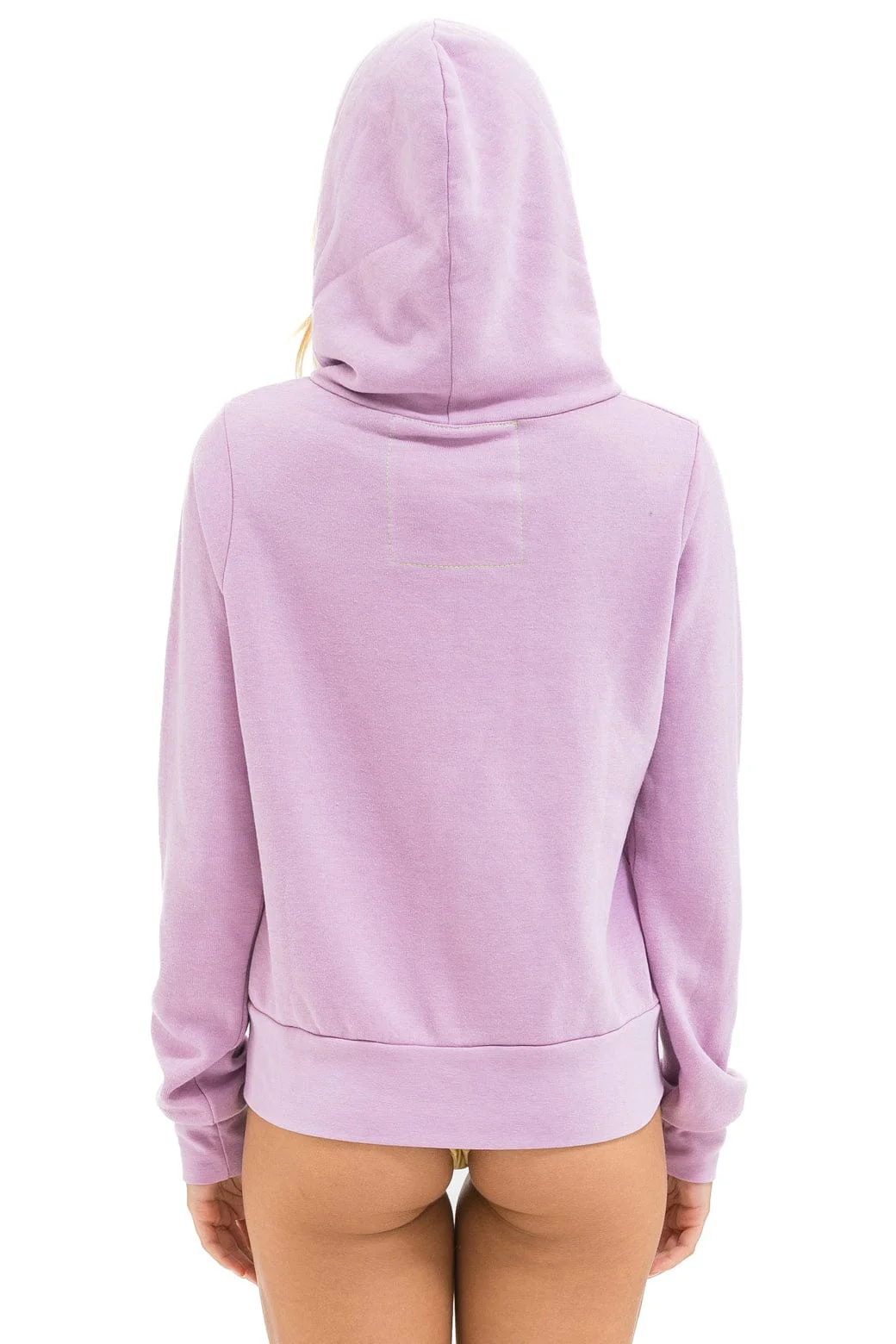 5 STRIPE HOODIE - MAUVE // MAGENTA ORANGE - Image 5