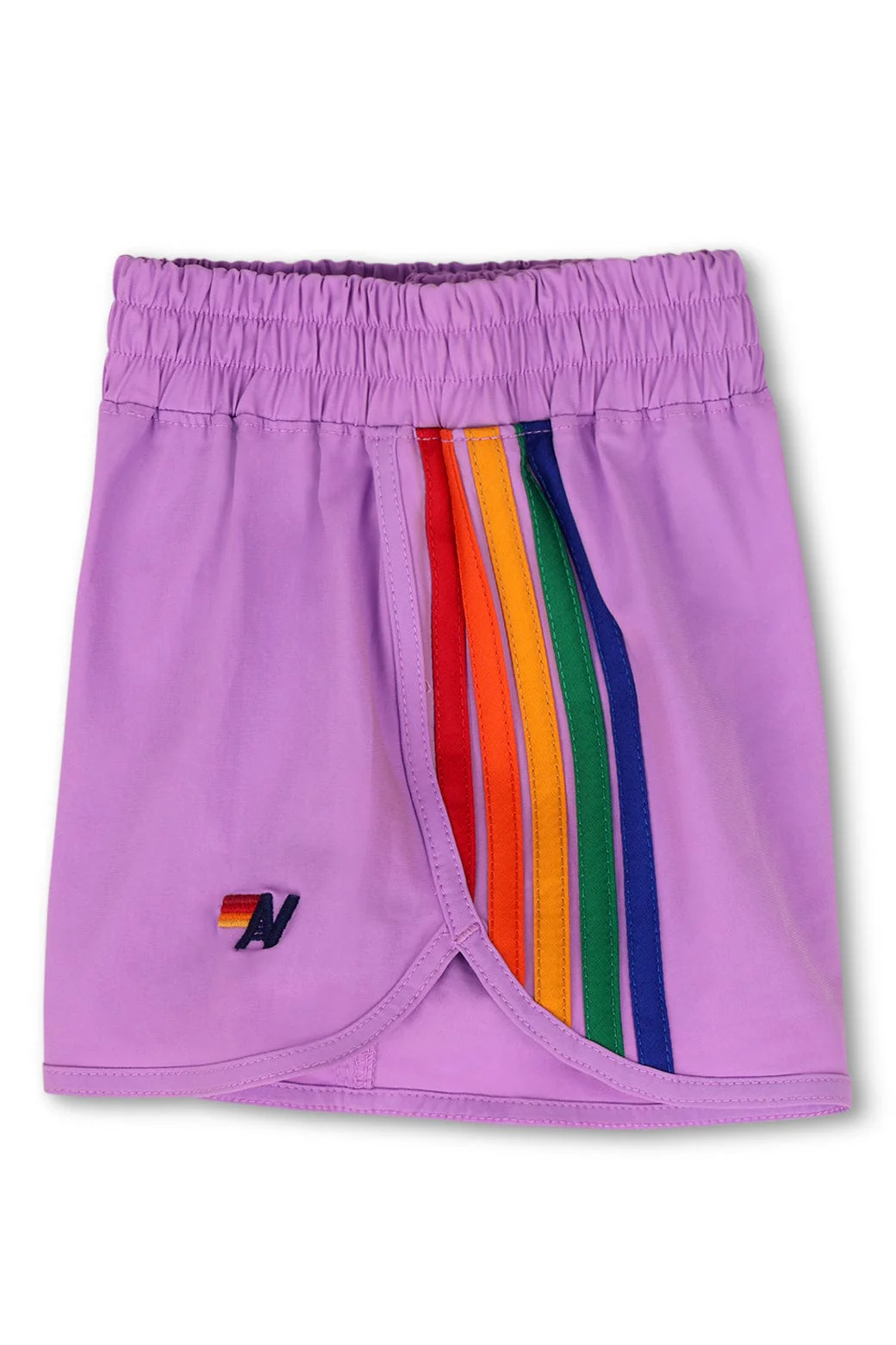 5 STRIPE KIDS FLEX JOGGER SHORT - NEON PURPLE - Image 3