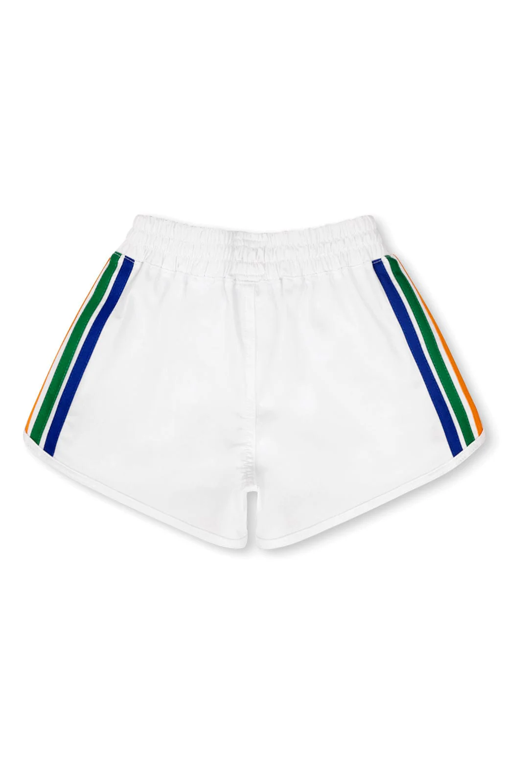 5 STRIPE KIDS FLEX JOGGER SHORT - WHITE - Image 2