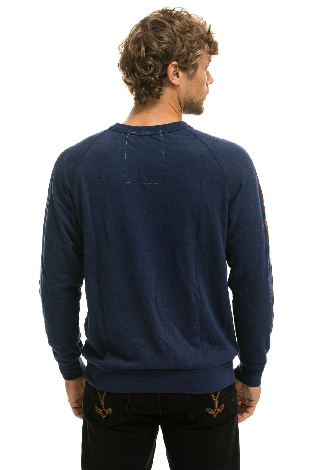 AVIATOR NATION ASPEN CREW SWEATSHIRT - NAVY - Image 6