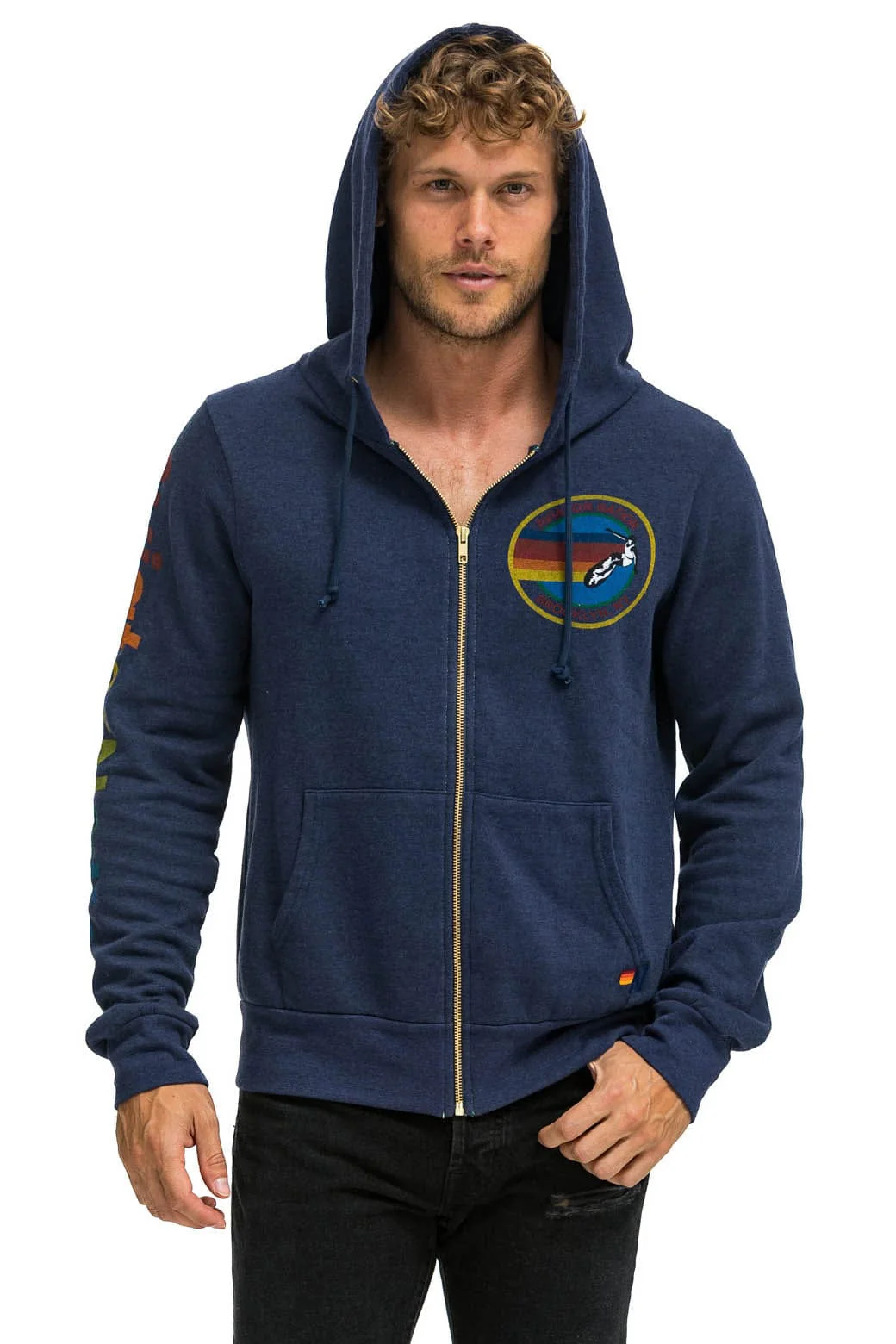 AVIATOR NATION BROOKLYN HOODIE - NAVY - Image 2