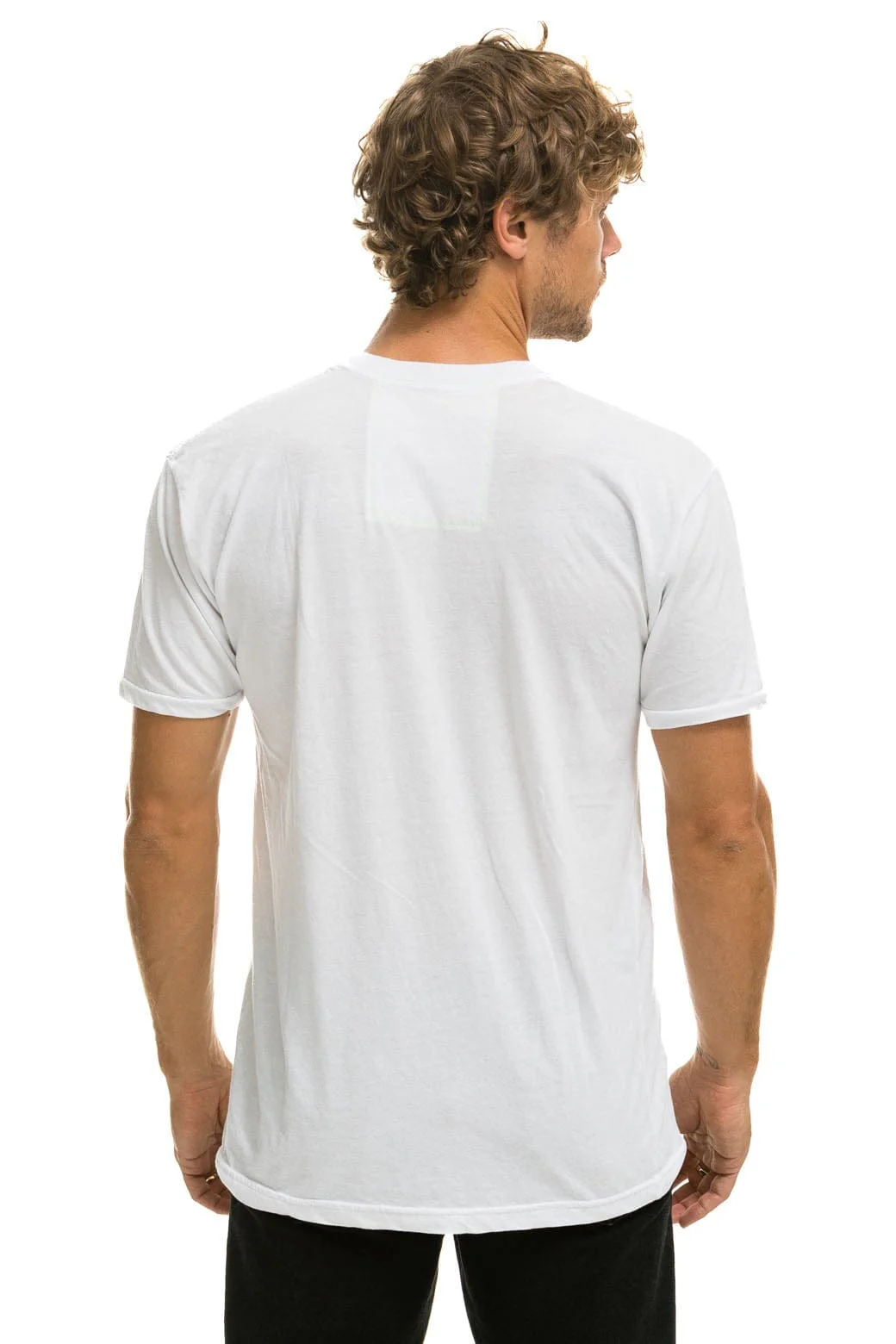 AVIATOR NATION HAMPTONS UNISEX CREW TEE - WHITE - Image 3