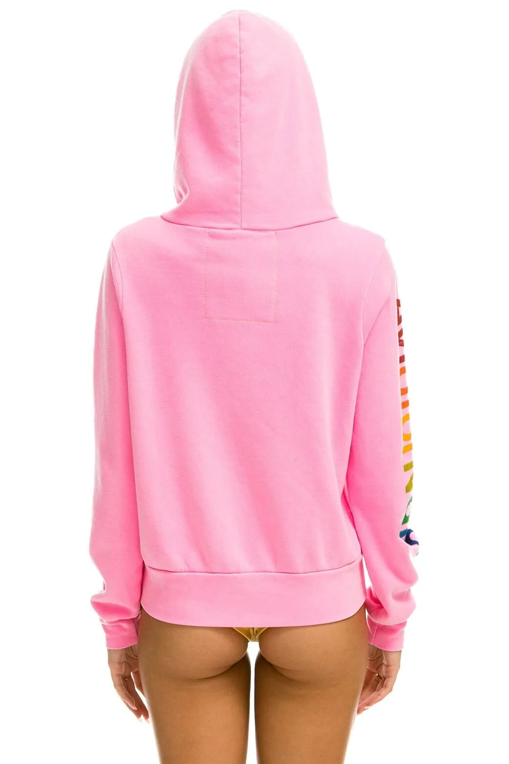 AVIATOR NATION HOODIE - NEON PINK - Image 3