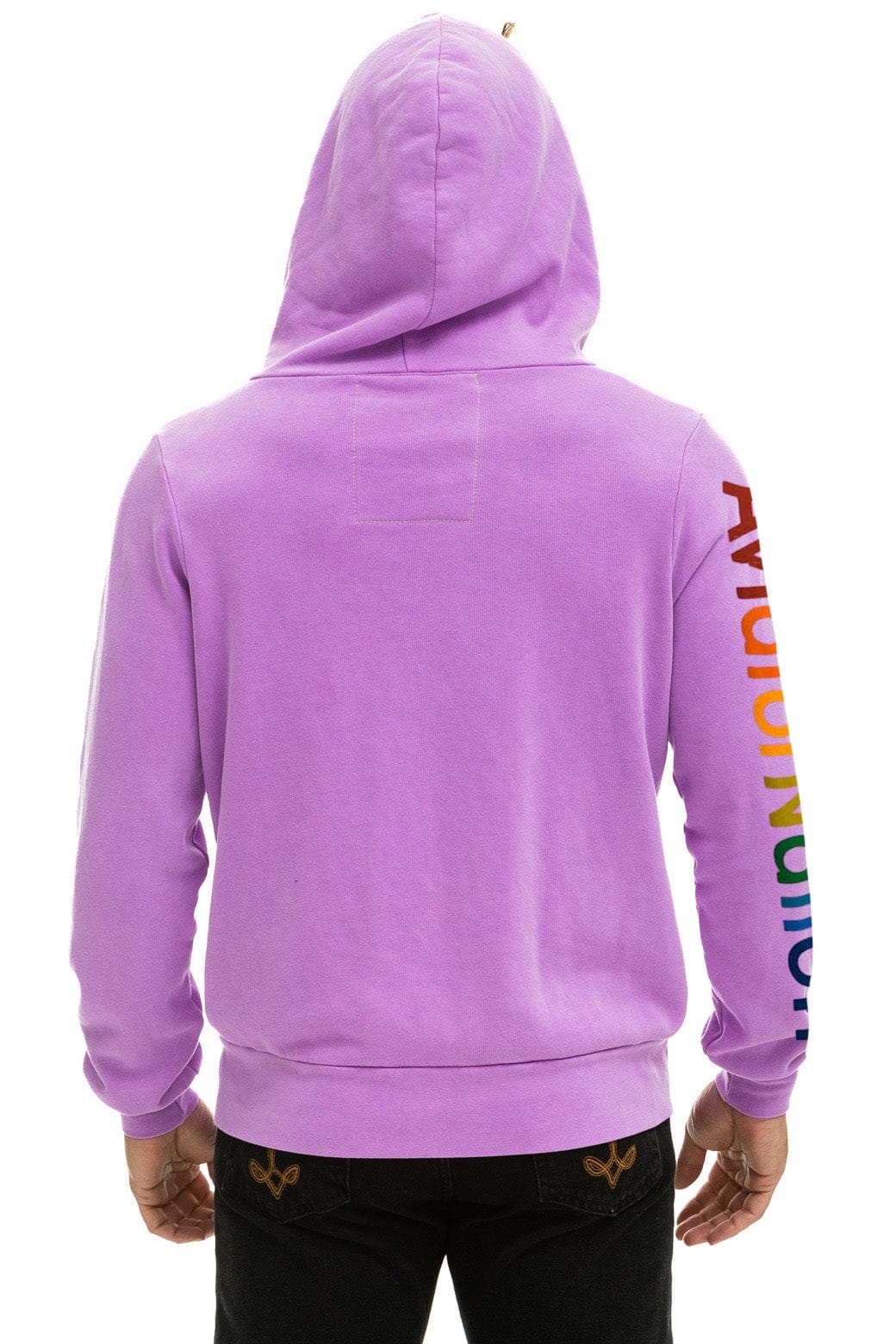 AVIATOR NATION HOODIE - NEON PURPLE - Image 4