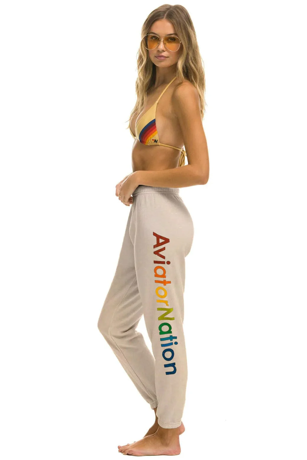 AVIATOR NATION LAGUNA BEACH SWEATPANTS - SAND - Image 2