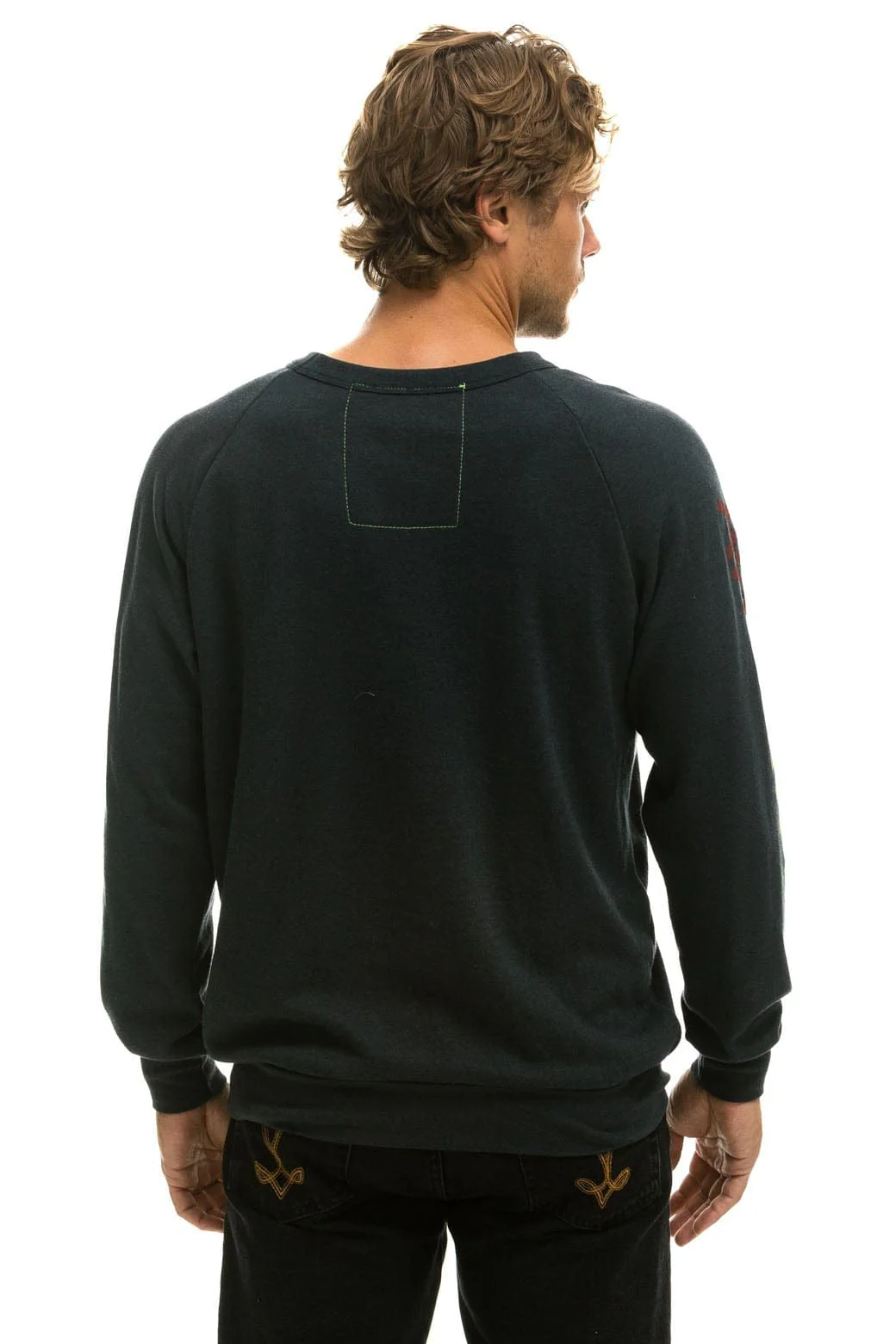 AVIATOR NATION MALIBU CREW SWEATSHIRT - CHARCOAL - Image 4