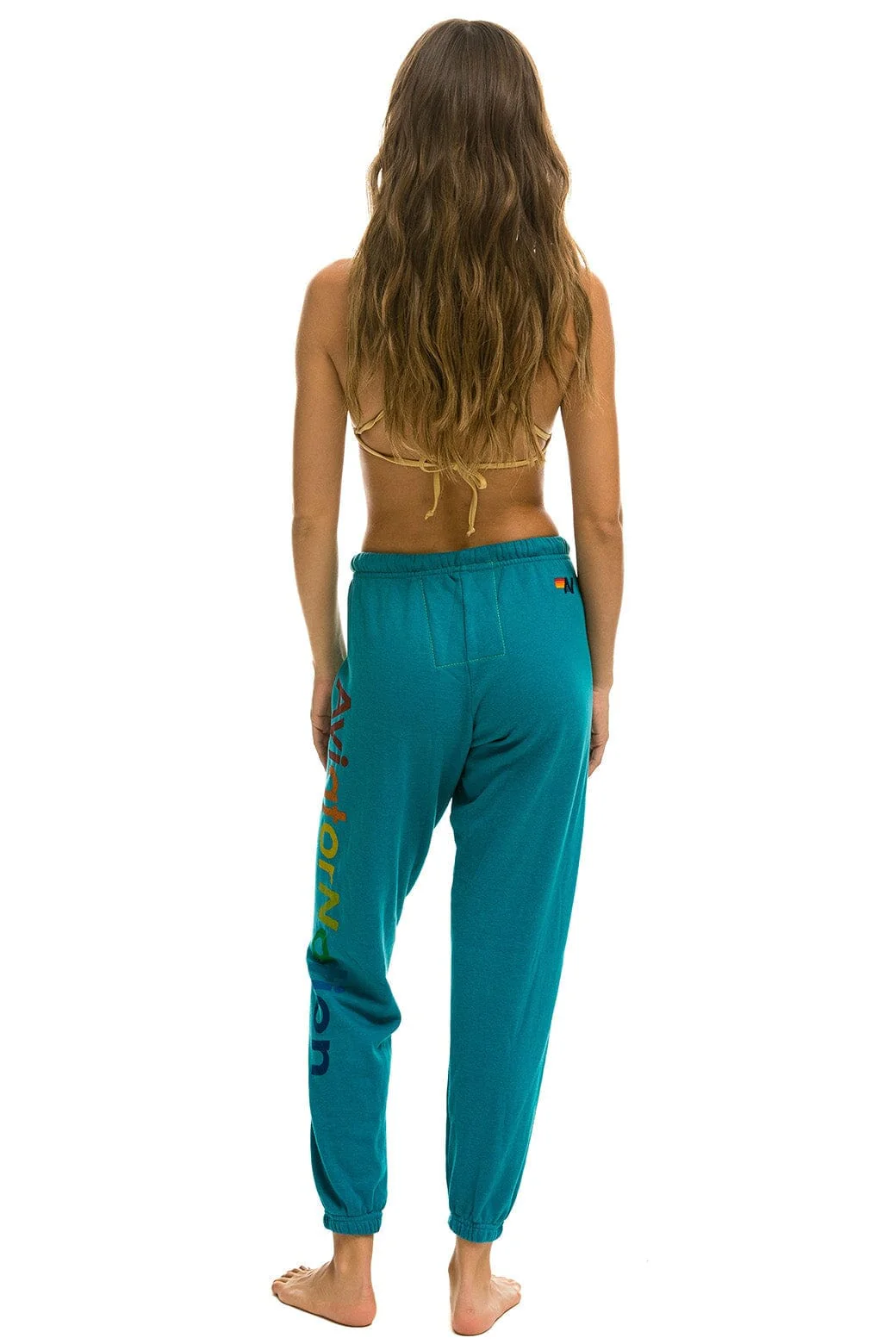 AVIATOR NATION MIAMI - SWEATPANTS TEAL - Image 3