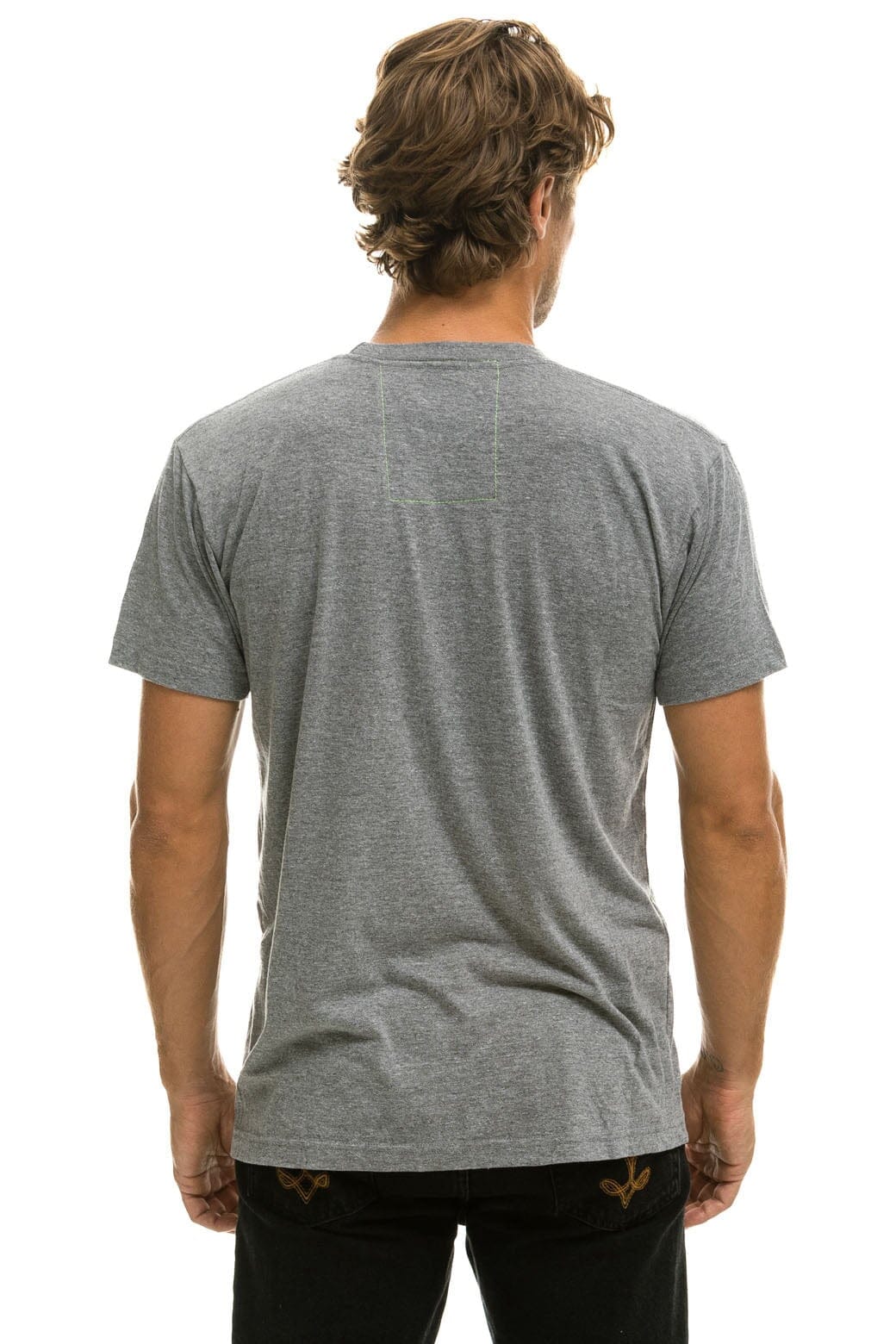 AVIATOR NATION NORTH SHORE TEE - HEATHER GREY - Image 3