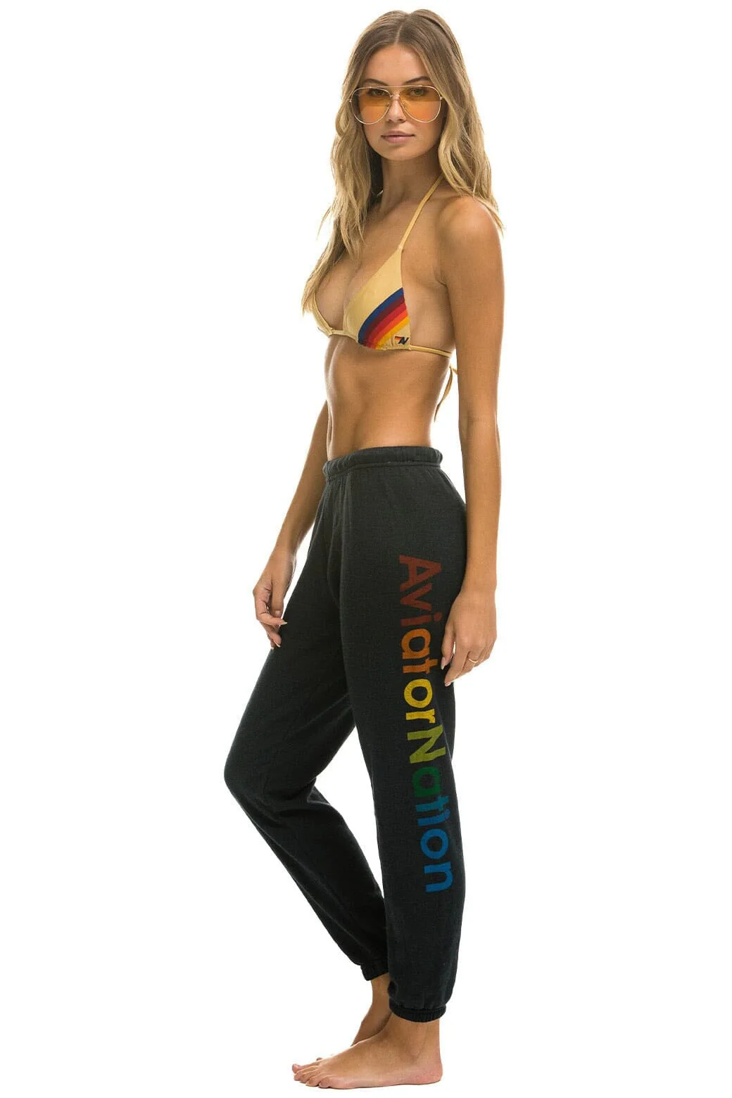 AVIATOR NATION SAN FRANCISCO SWEATPANTS - CHARCOAL - Image 2