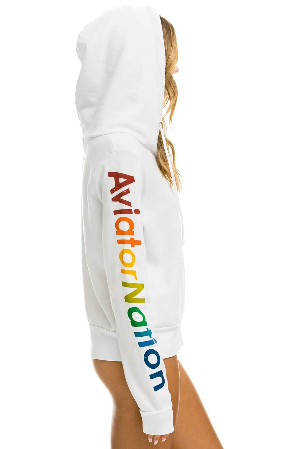 AVIATOR NATION VAIL ZIP HOODIE - WHITE - Image 3