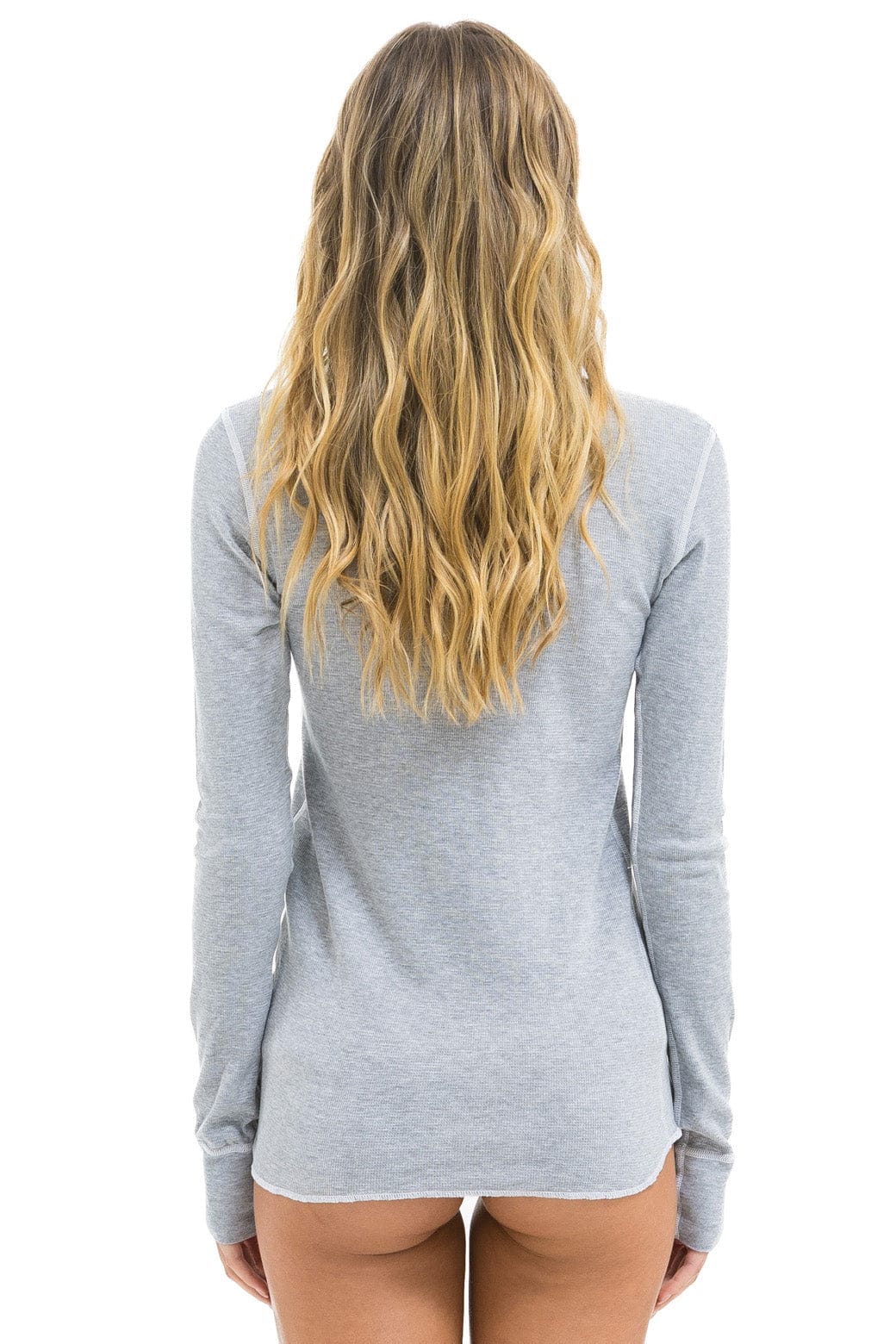 AVIATOR NATION VENICE THERMAL - HEATHER GREY - Image 3