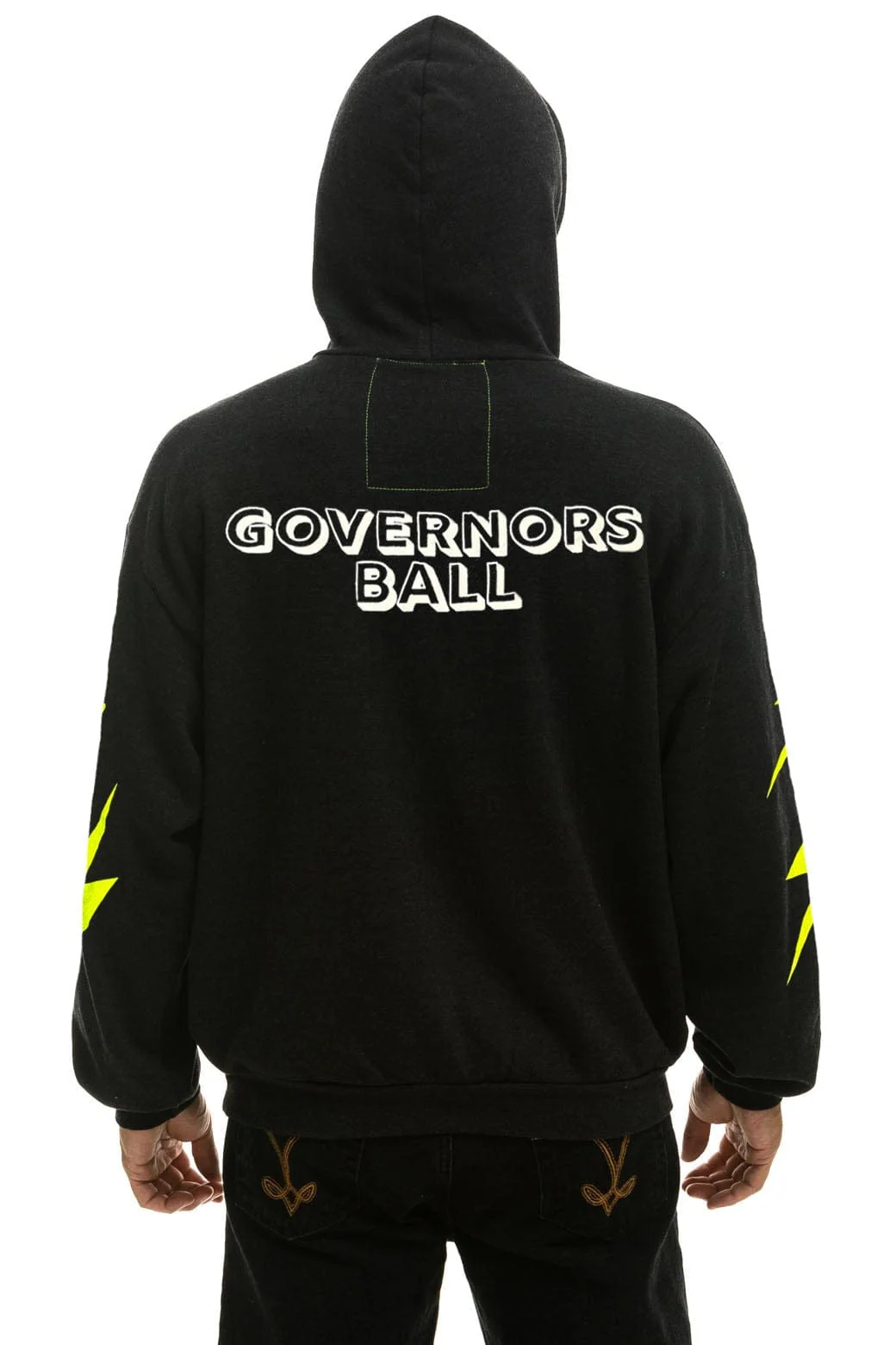 GOV BALL 2024 PULLOVER HOODIE RELAXED - BLACK - Image 4