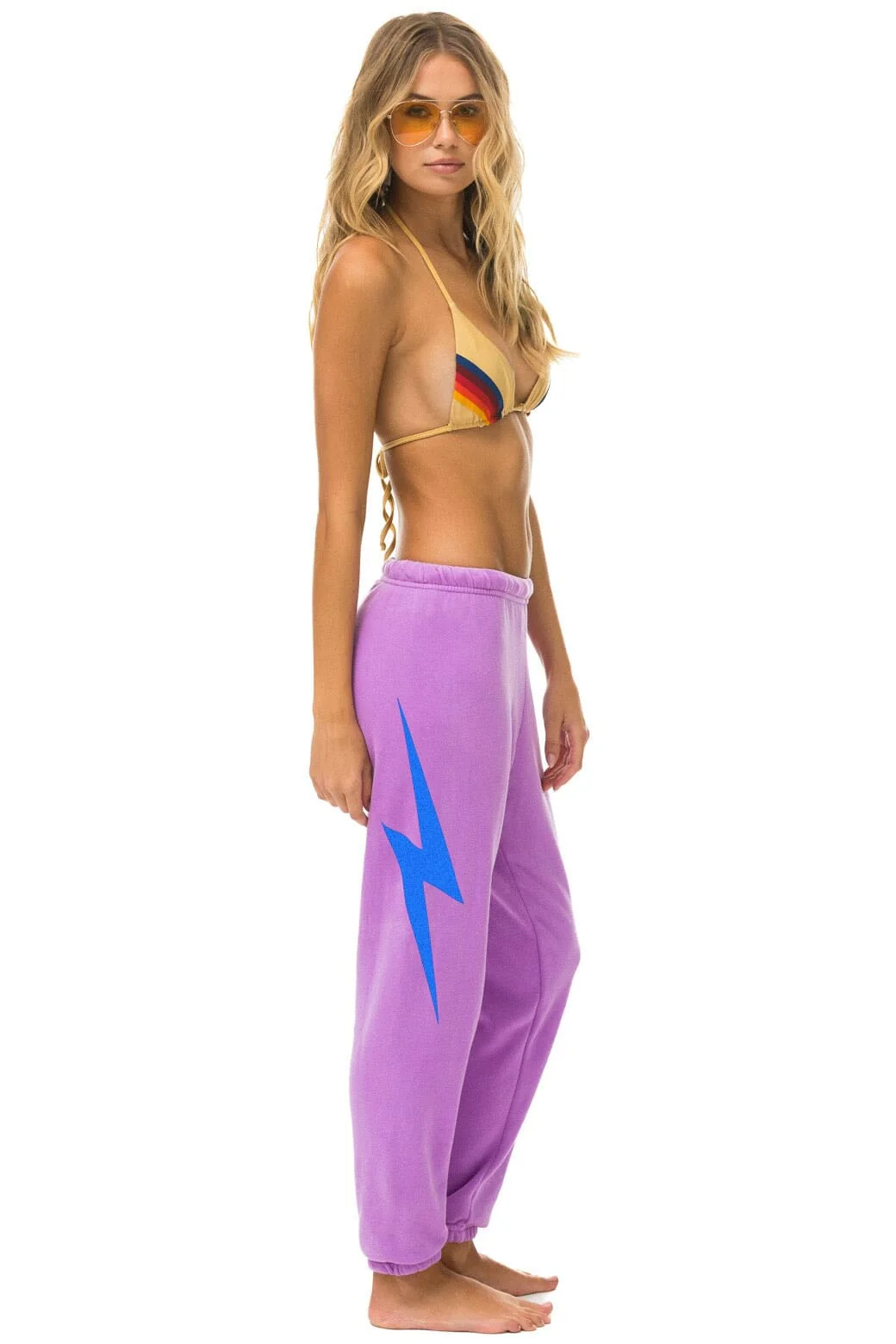 GOV BALL 2024 UNISEX SWEATPANTS - NEON PURPLE - Image 4
