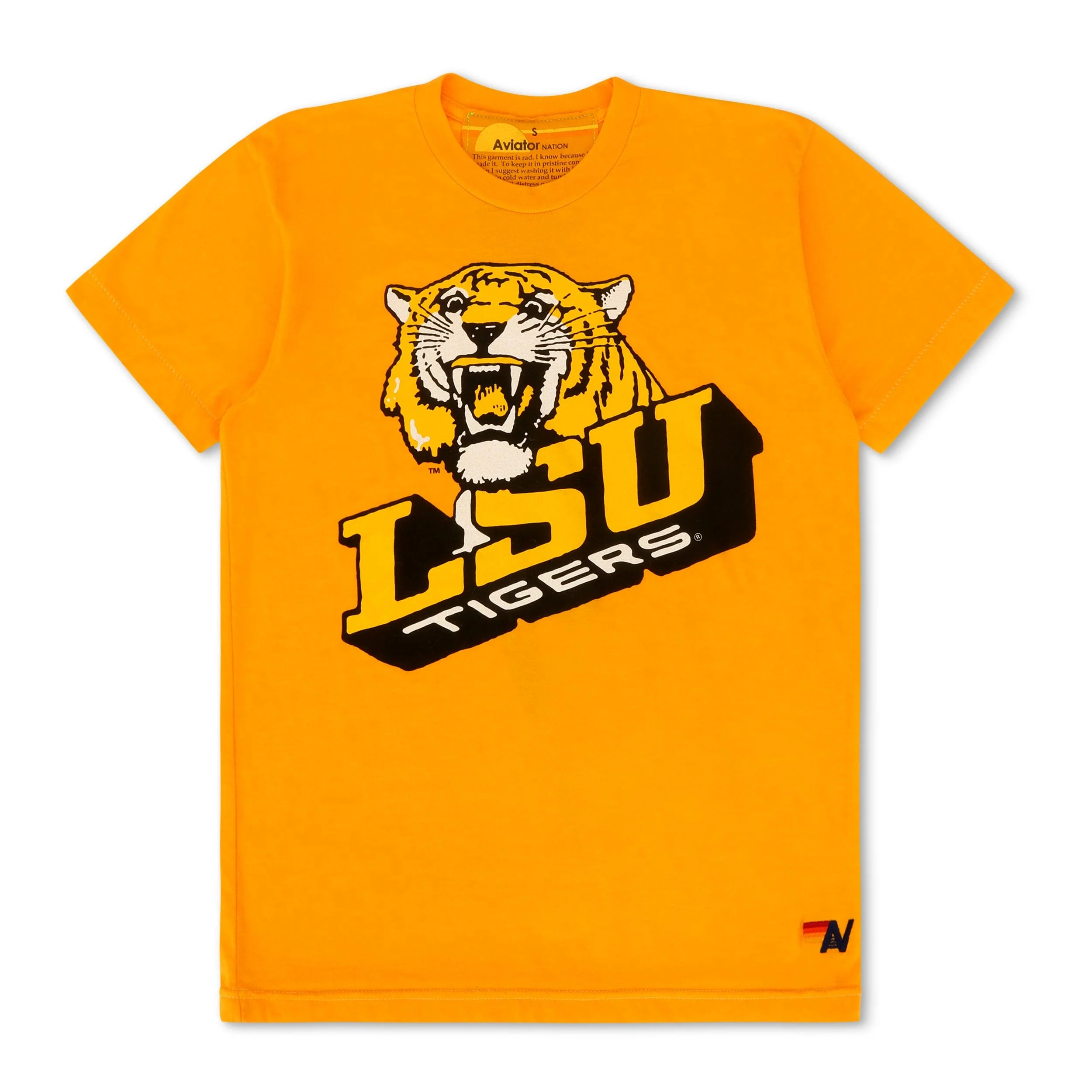 LSU BOLT CREW TEE SHIRT - GOLD - Image 5