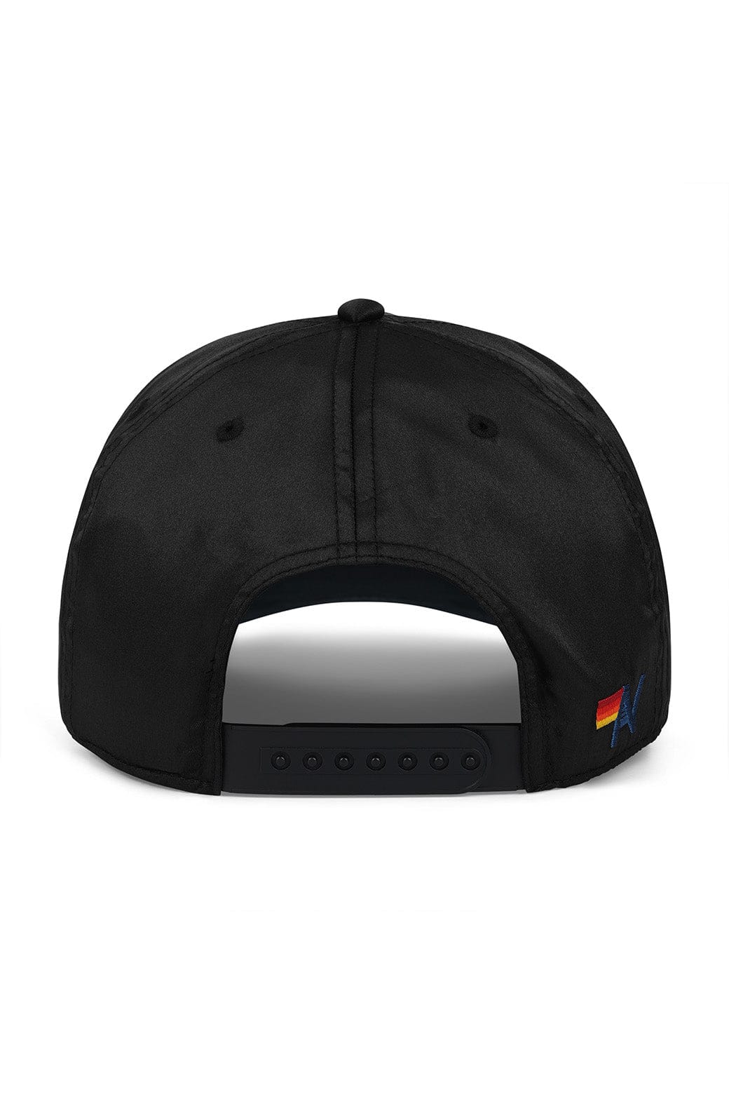 MEMBERS EXCLUSIVE VINTAGE SATIN SCRIPT TRUCKER HAT - BLACK // NEON YELLOW - Image 3