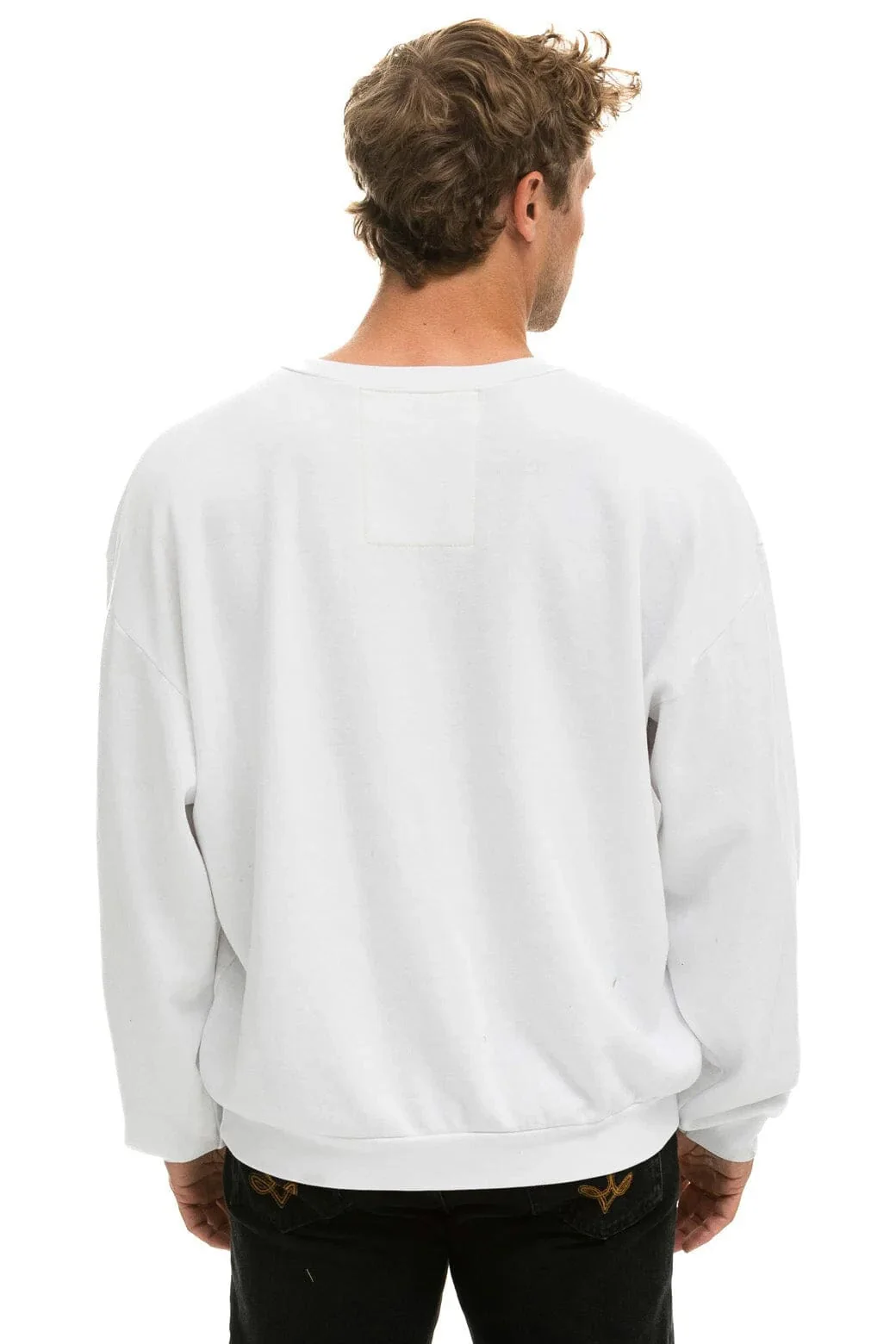 MEMBER EXCLUSIVE RELAXED SWEATSHIRT - WHITE - Image 4