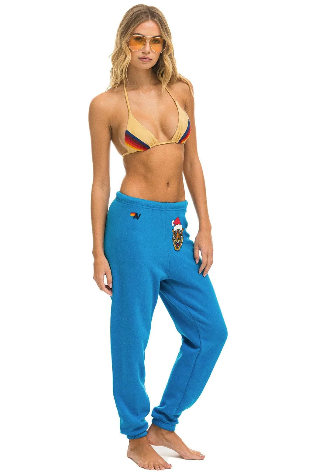 SANTA TIGER SWEATPANTS - COBALT - Image 4