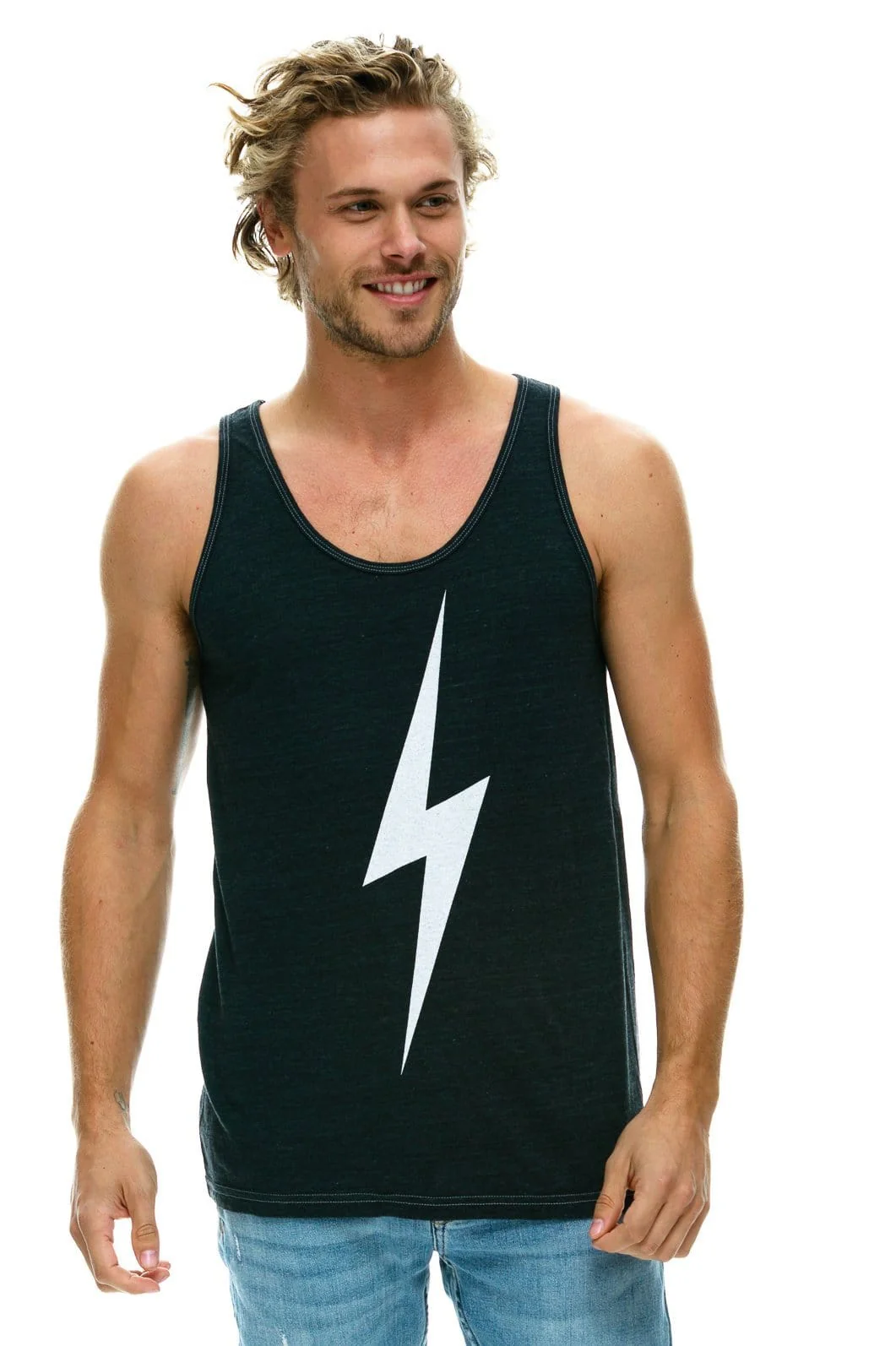 MEN'S BOLT TANK - CHARCOAL - Image 3
