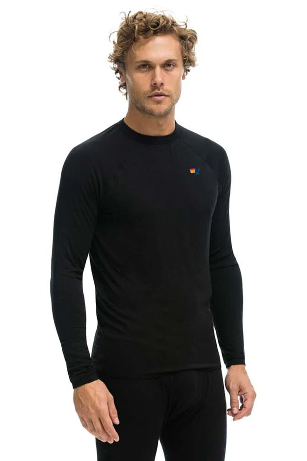 MICRO MODAL BASE LAYER TOP - BLACK - Image 3