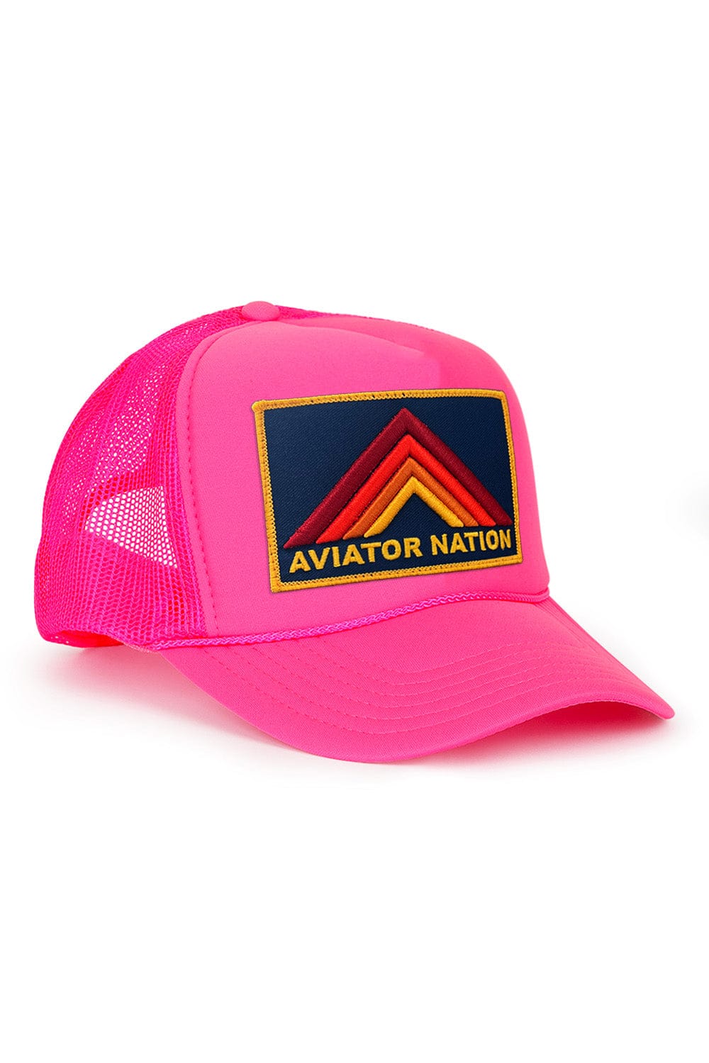 MOUNTAIN STRIPE VINTAGE TRUCKER HAT - Image 4