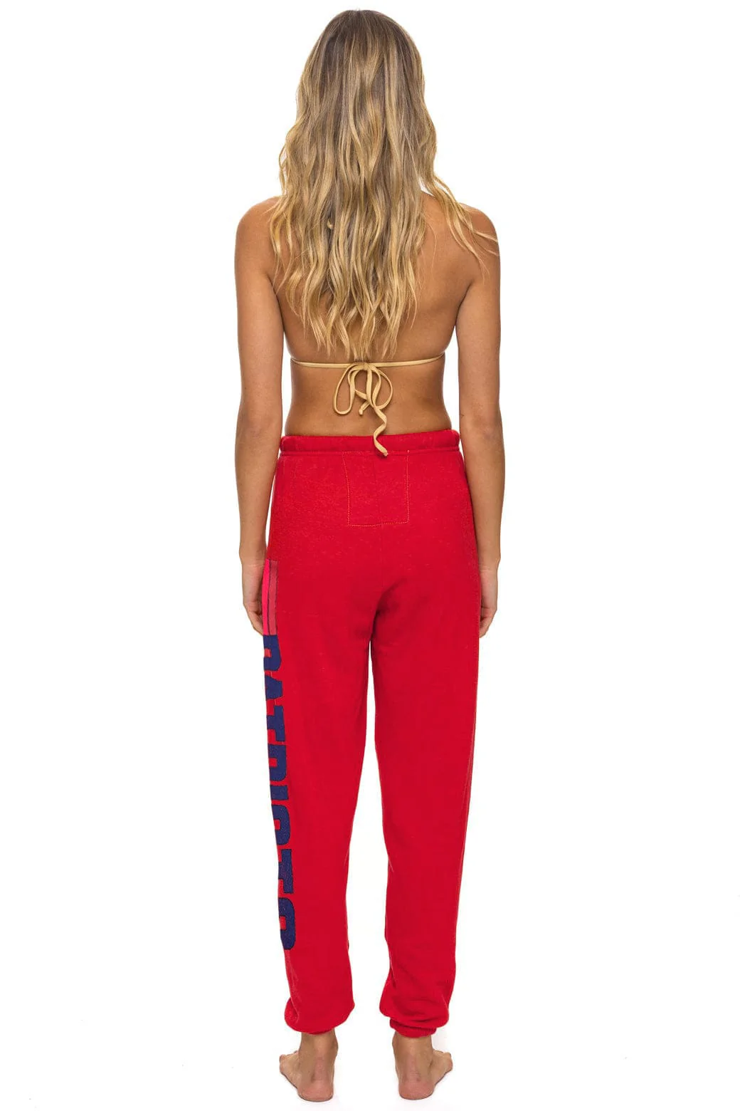 NEW ENGLAND PATRIOTS HELMET 2026 SWEATPANTS - FLASH RED - Image 3