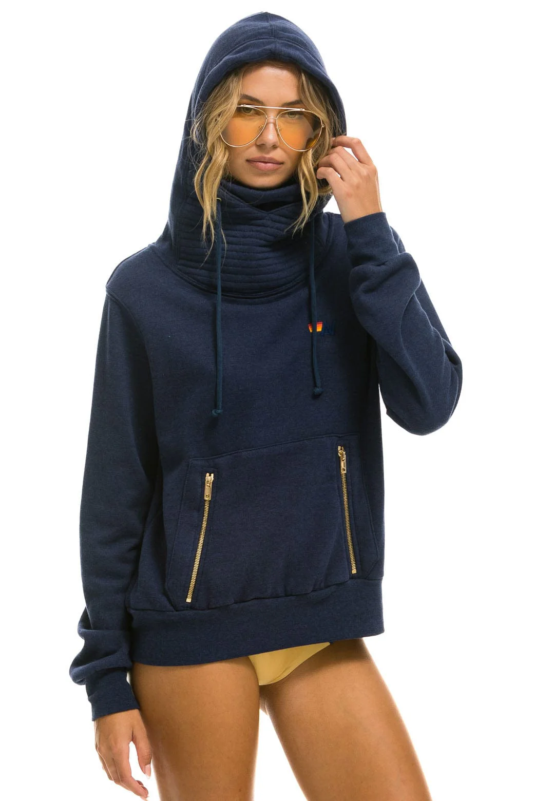 NINJA PULLOVER HOODIE - NAVY - Image 5
