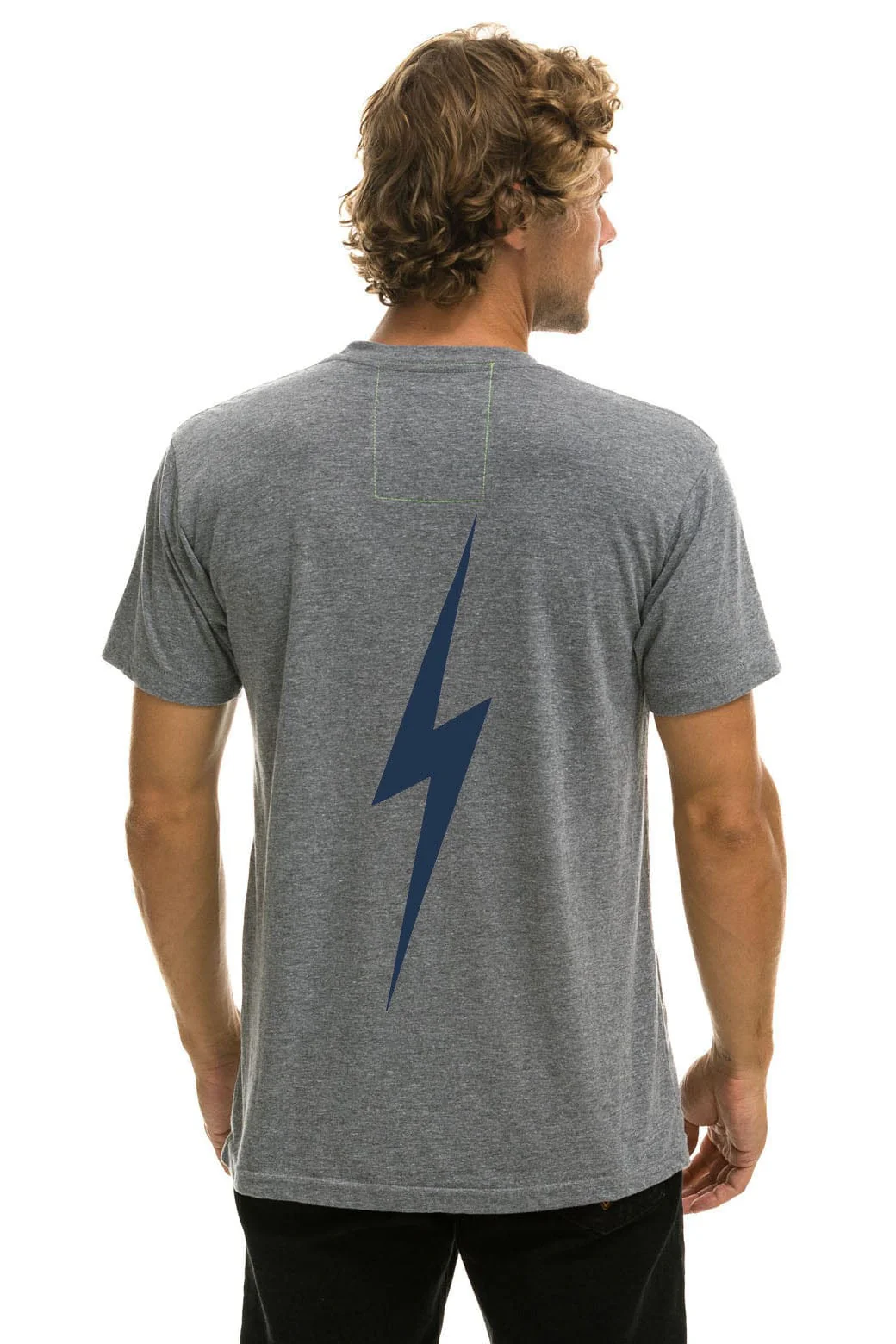 NY YANKEES BOLT CREW TEE - HEATHER - Image 3
