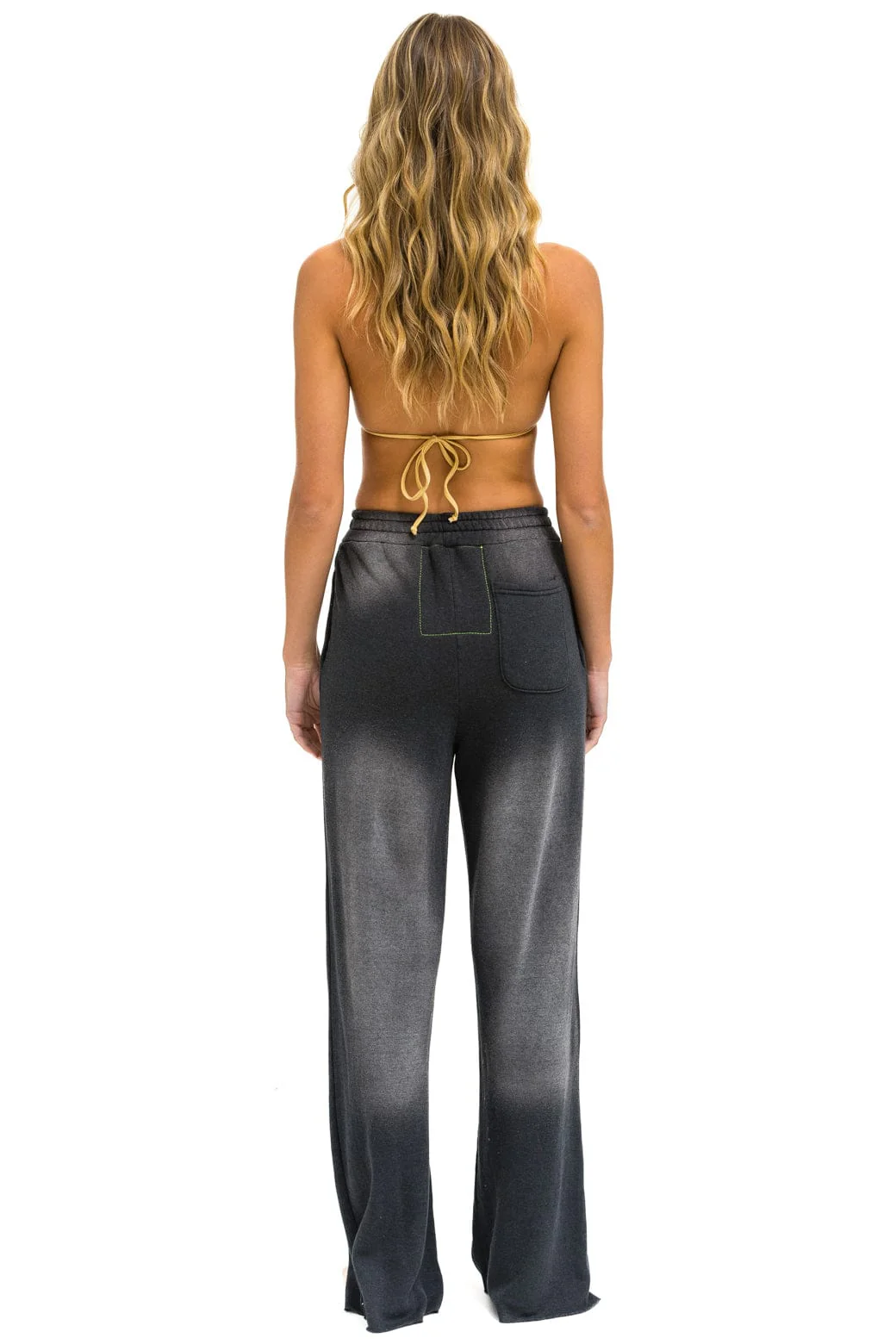 PARROT WIDE LEG POCKET SWEATPANTS - FADED SMOKE - Image 4