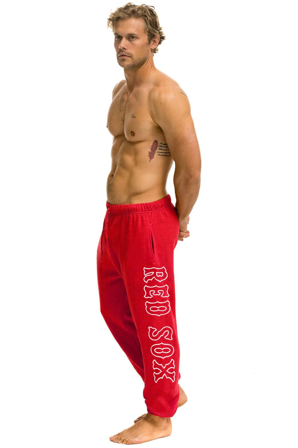 RED SOX UNISEX SWEATPANTS - RED - Image 3