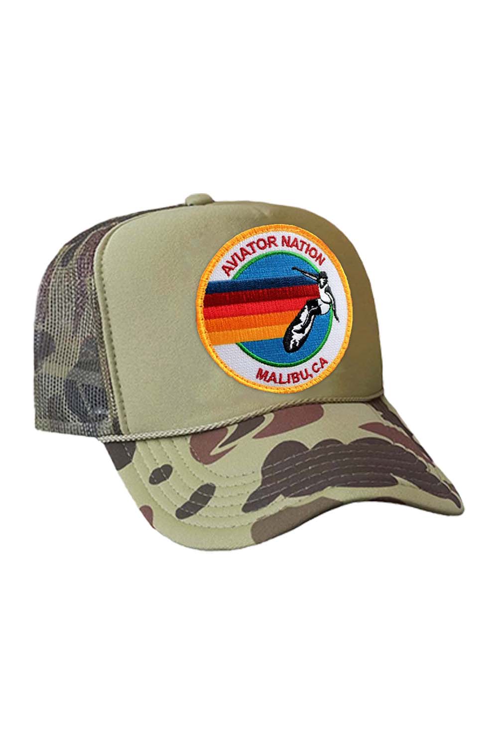 AVIATOR NATION MALIBU VINTAGE TRUCKER HAT - Image 13