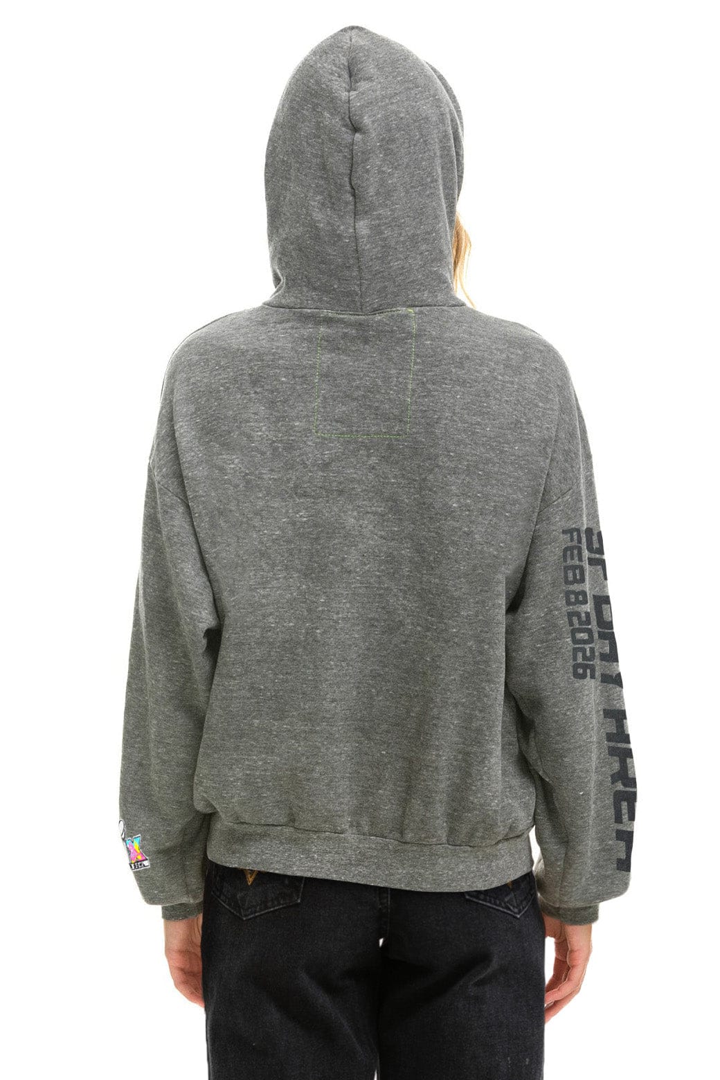 SUPER BOWL 2026 RELAXED PULLOVER HOODIE - HEATHER GREY - Image 3
