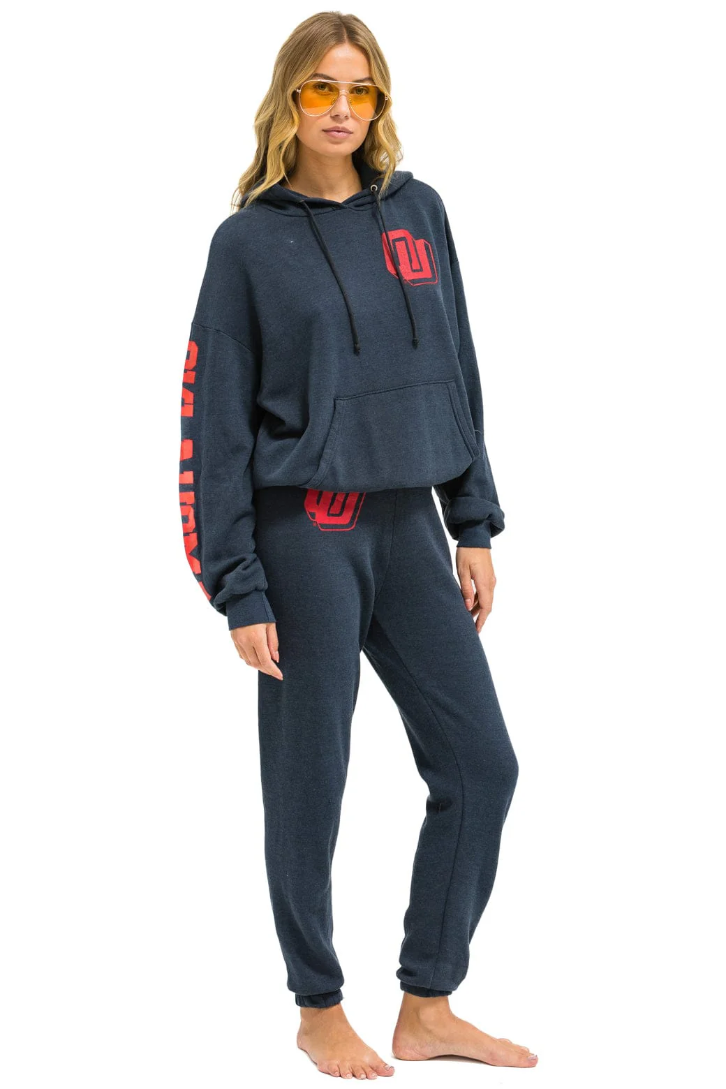 UNIVERSITY OF OKLAHOMA UNISEX SWEATPANTS - CHARCOAL - Image 5