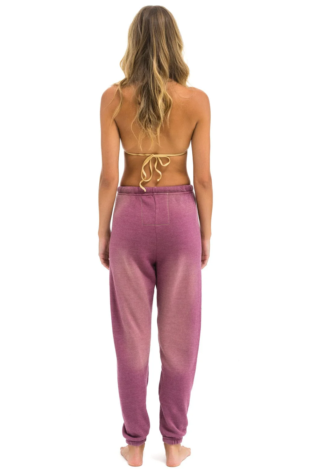 VINTAGE LOGO SWEATPANTS - FADED BERRY - Image 3