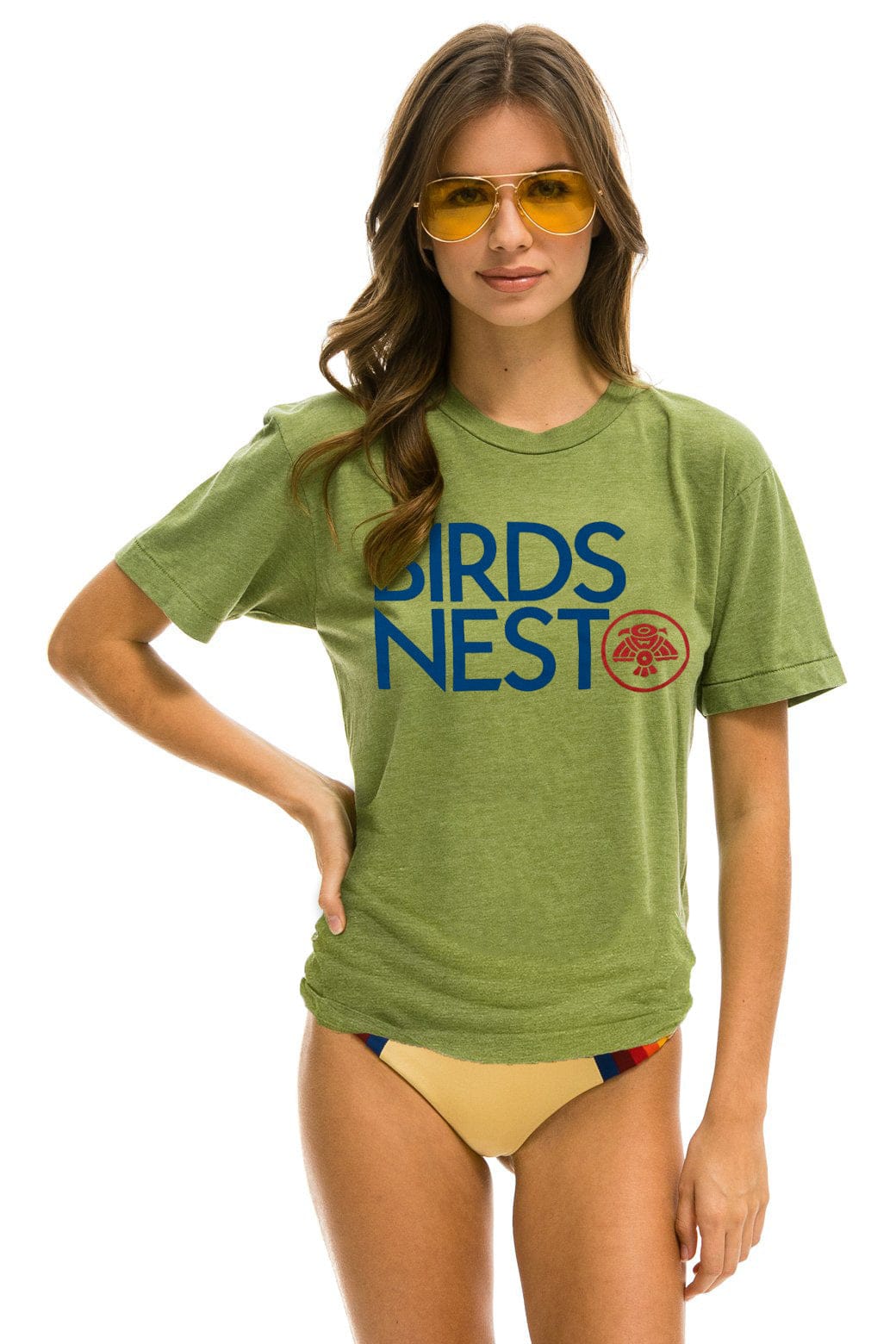 WMPO BIRDS NEST 2025 UNISEX CREW TEE - JUNGLE GREEN - Image 2