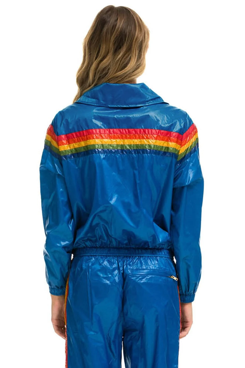 5 STRIPE WINDBREAKER -  SNORKEL BLUE - Image 3