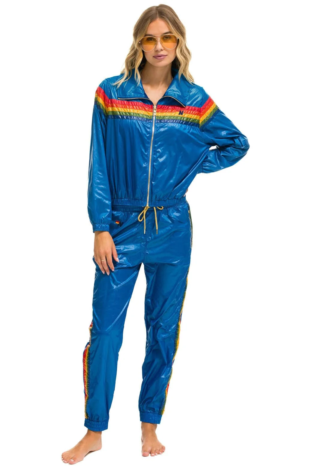 5 STRIPE WINDBREAKER -  SNORKEL BLUE - Image 4